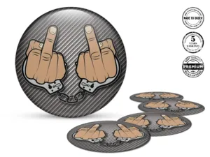 Wheel Sticker Sport Domed Tuning Limited Logo